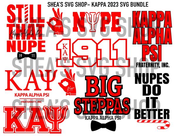 KAPPA ALPHA 2023 SVG Bundle