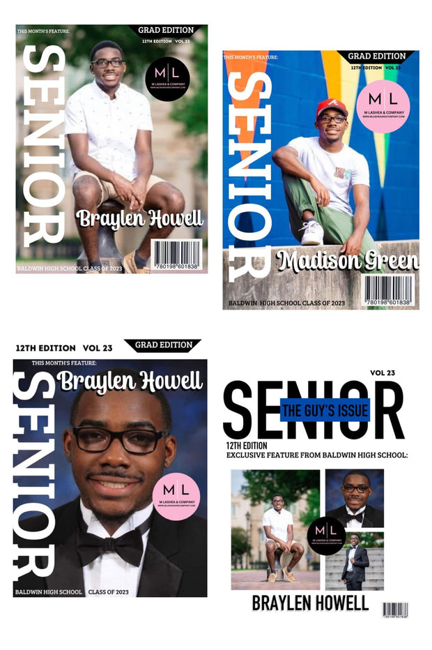 Canva Senior 2023 Magazine Templates