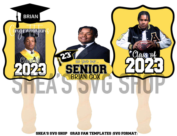 Senior Fan Templates 2023