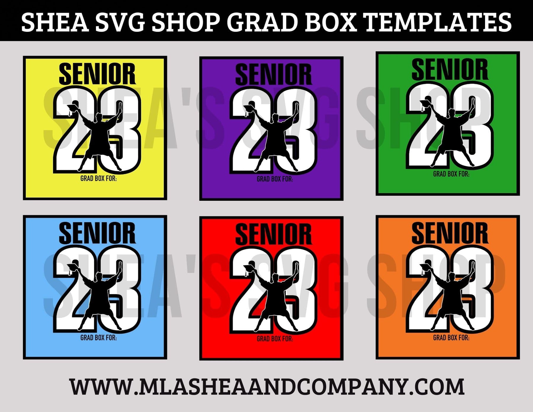 Grad Letter Box Grad Box Templates – M LaShea & Company