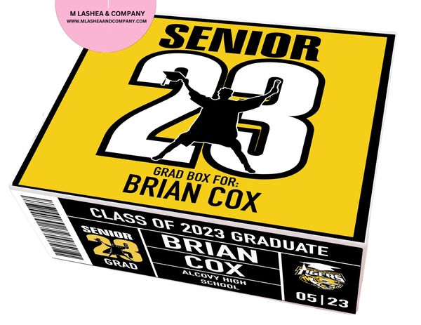 Grad Letter Box Grad Box Templates – M LaShea & Company