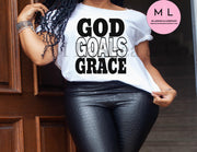 God Goals Grace SVG + PNG