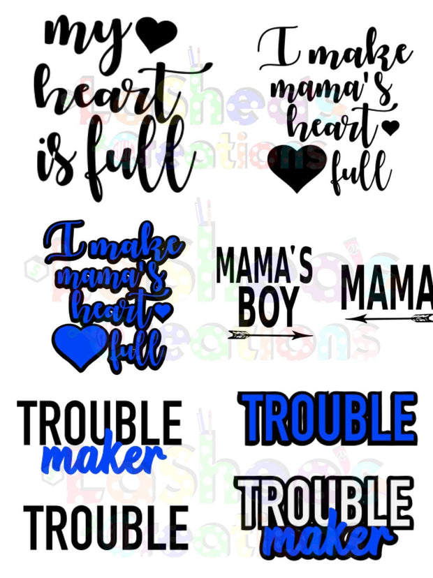 Mommy & Son SVGs