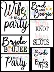 Wedding Party SVGs