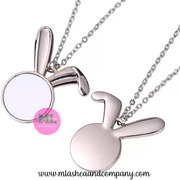 Sublimation Bunny Ears Necklace