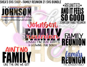 Family Reunion 21 SVG Bundle