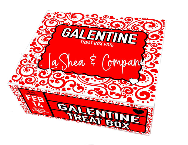 Galentine Treat Box + Chip Bag Template