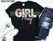Girl Pray PNG Bundle