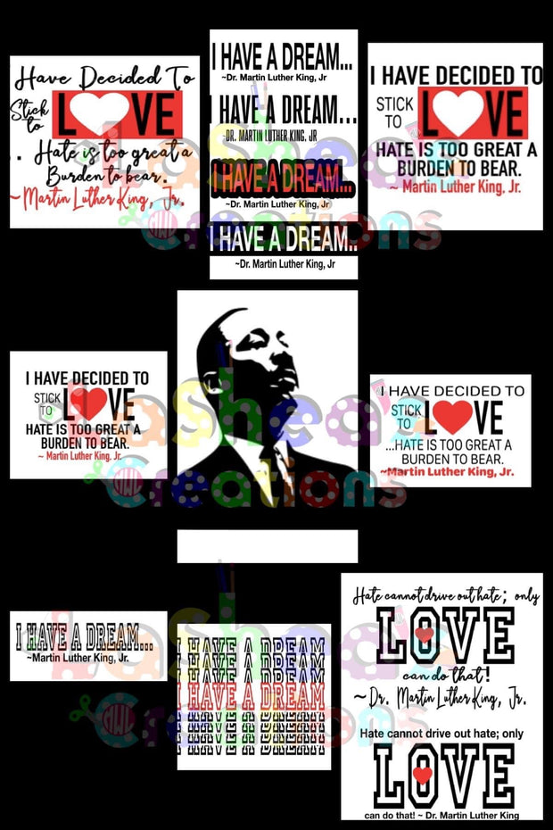 Martin Luther King Jr. SVG Bundle