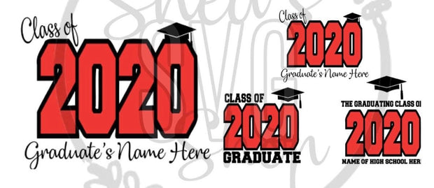 Class of 2020 Graduate SVG file