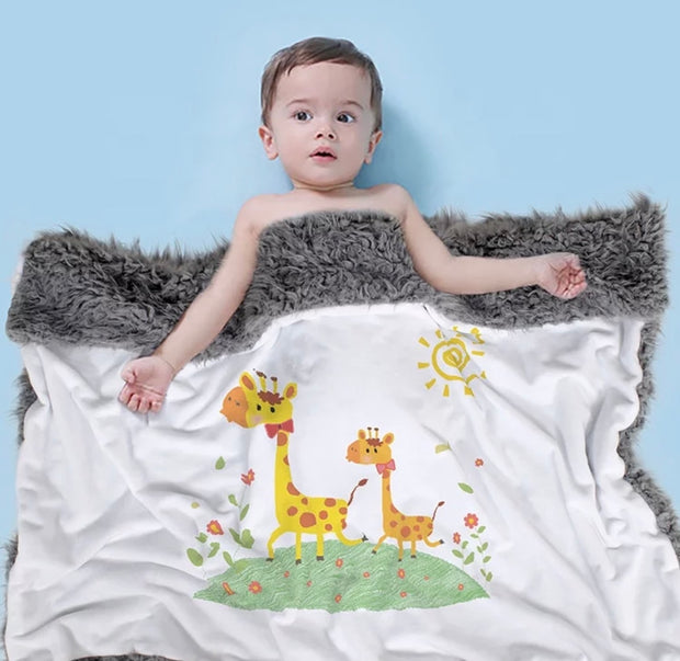 Sublimation Baby Blanket- Plush Polyester