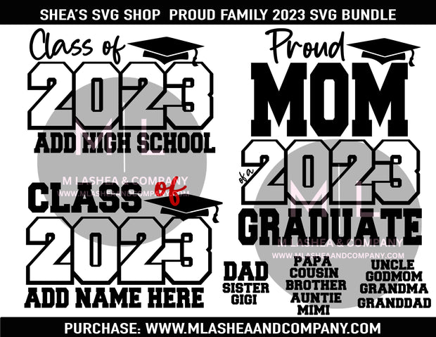 Proud Family- Class of 2023 SVG Bundle