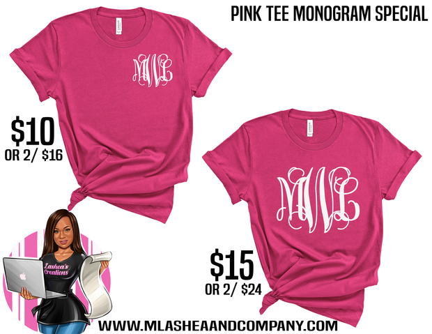 Pink Tee Special