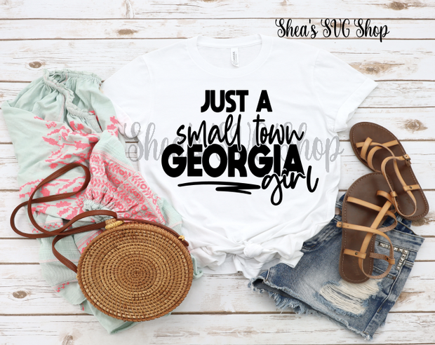 Just A Small Time Georgia Girl SVG
