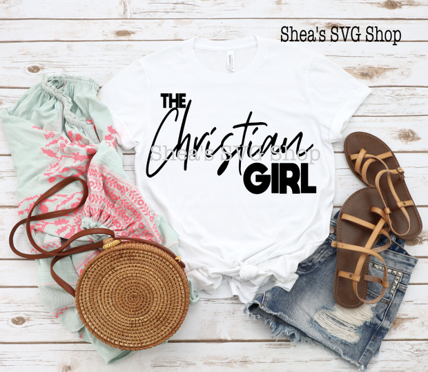 The Christian Girl SVG File