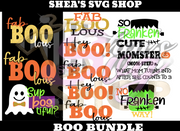 Boo SVG Bundle Plus Mocks Shown