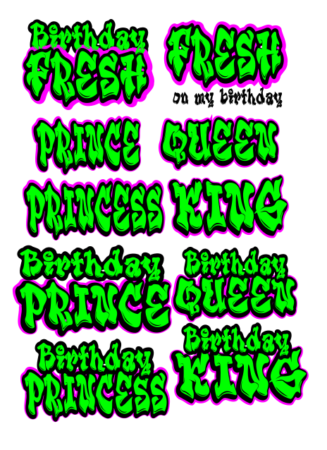 Fresh Birthday SVG Files