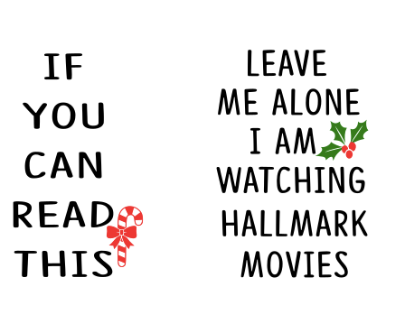 Watching Hallmark- Leave me alone