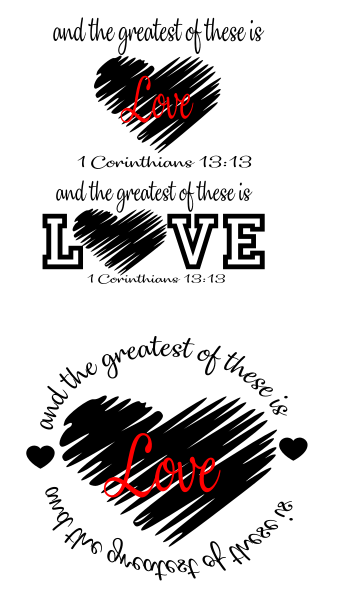 GreatestisLOVE (3 svgs)