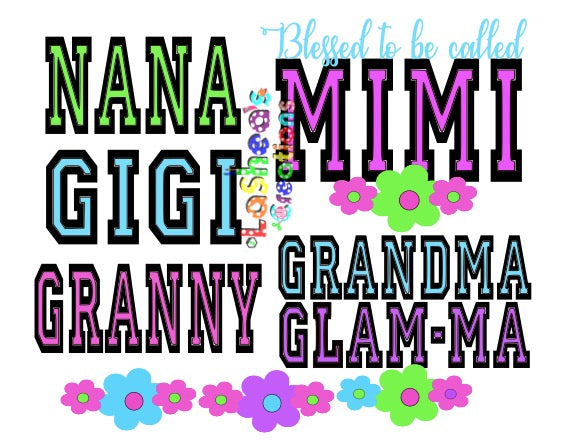 Blessed To Be Called Mimi Digital File
