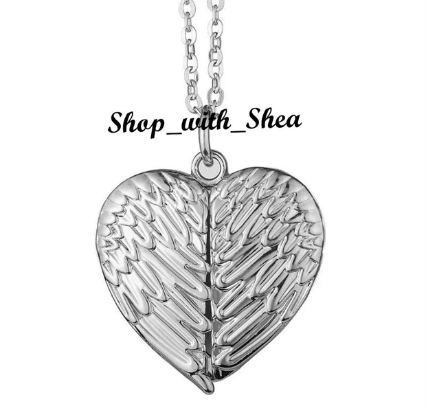 Sublimation Heart Locket Necklace