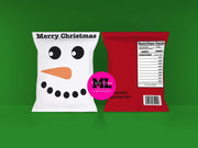 Christmas Chip Bag Templates