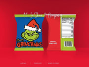 Grinch Chip Bag Templates