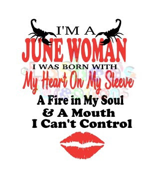June Woman- Scorpio Digital File