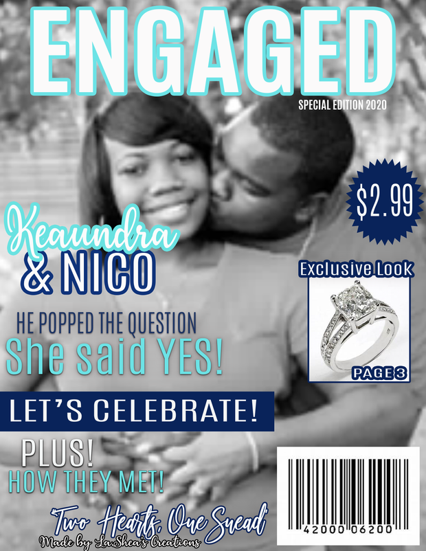 ENGAGED MAGAZINE COVER TEMPLATE