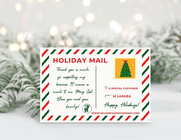 Christmas Business Card Templates