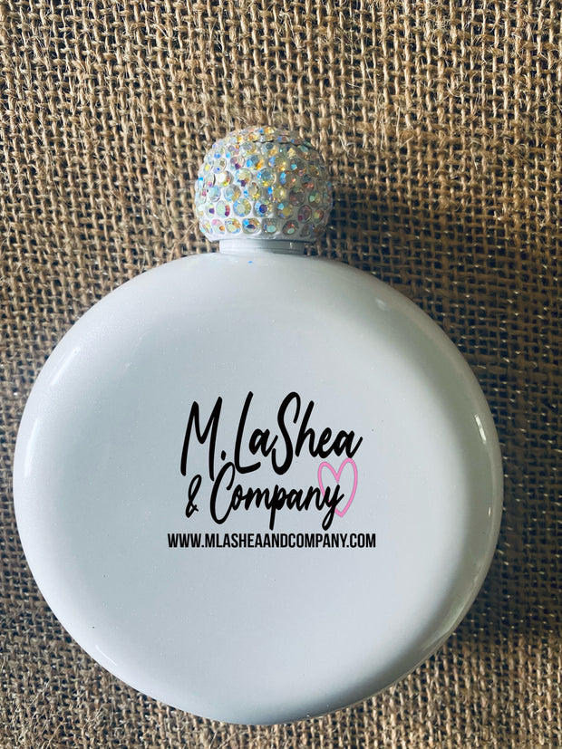 Ladies' Flask with Bling Top (Sublimation)