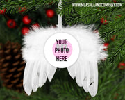 Angel Wing Christmas Ornaments