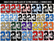 Class of 23 PNG Bundle + 2 Bonus Mocks