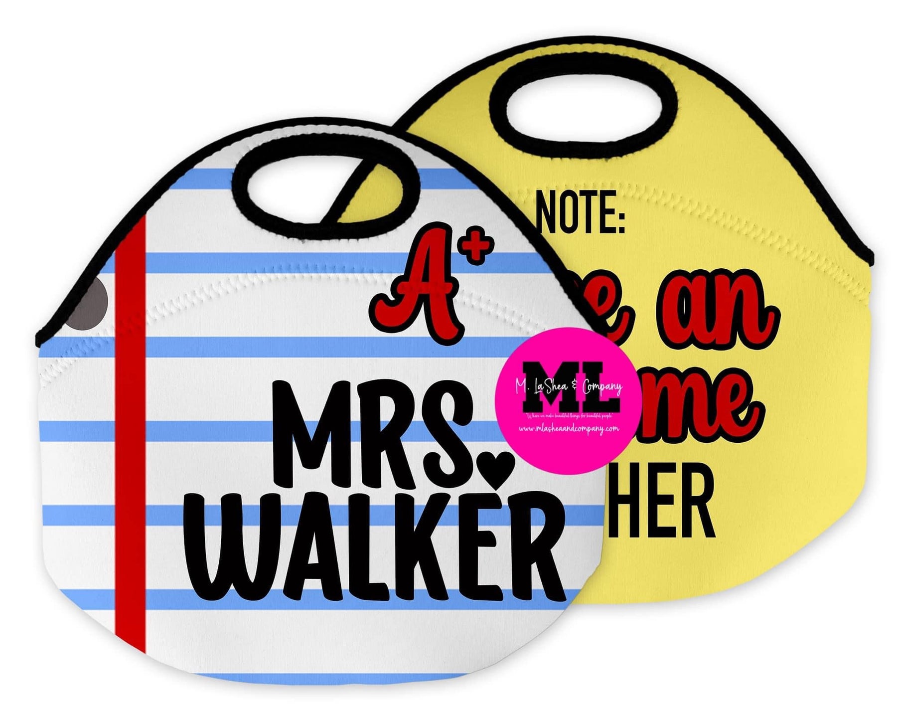 Teacher Lunch Tote Templates M LaShea & Company