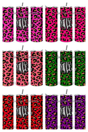 Leopard Tumbler Templates