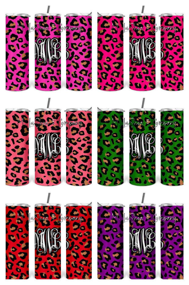 Leopard Tumbler Templates