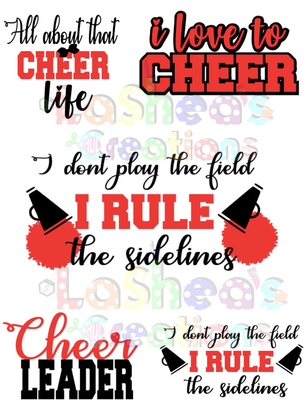 Cheerleader Mini SVG Bundle (5)
