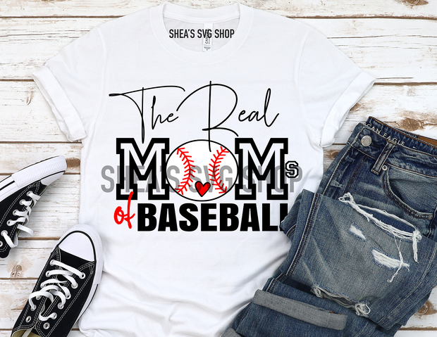 The Real Moms of Baseball SVG Bundle